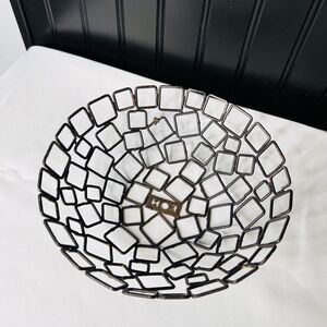 Front Of The House FOH Wire Bowl Copper Wire Basket Link 8.25“ Beautiful Patina